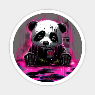 Sad Panda Magnet